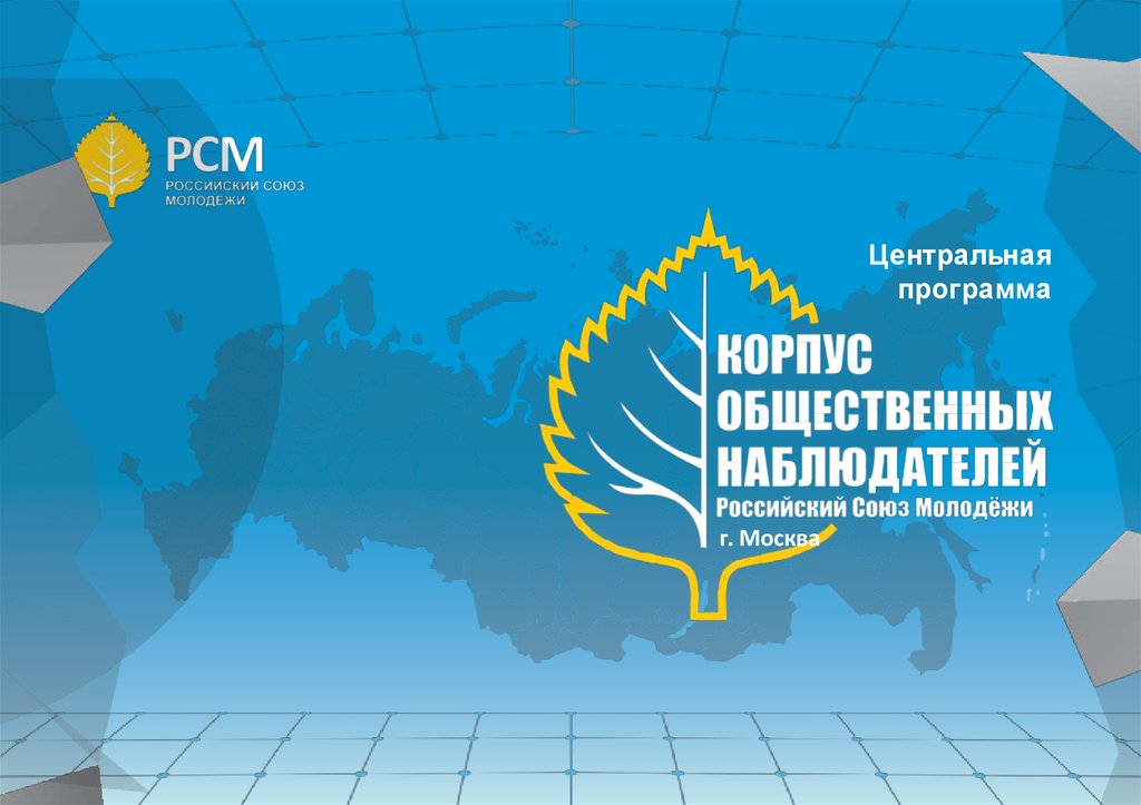 Проект "Корпус общественных наблюдатей"